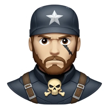 crossbones brock rumlow from captain america: civil war sticker