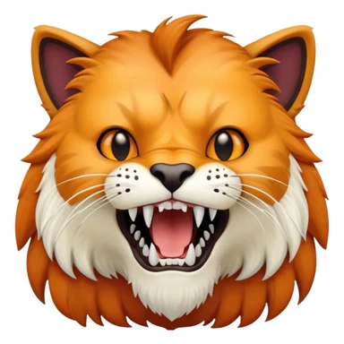 saber-toothed cat with a tiny body and 8-inch-long canine teeth that are ridiculously oversized compared to its minuscule body, extreme contrast sticker
