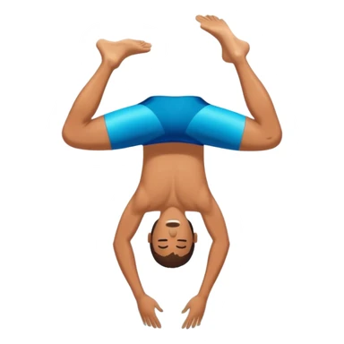 Bild in dem eine Person in kalten pool mit einem Kopfsprung springt   sticker