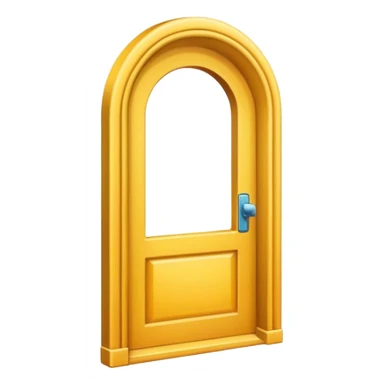 dimensional doorway  sticker