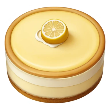 yellow lemon cheesecake sticker