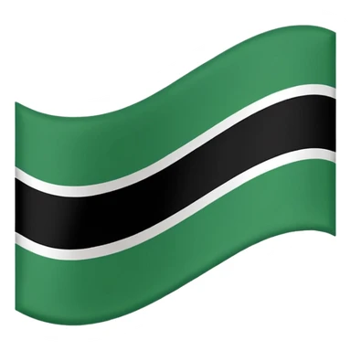 Make the flag of the Ural Republic, white, green, black sticker