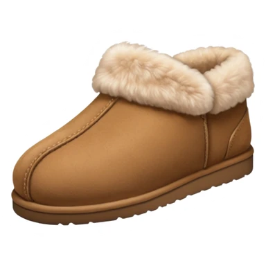 cozy ugg light brown slippers  sticker