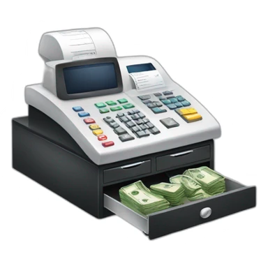 Cash register invoice sticker
