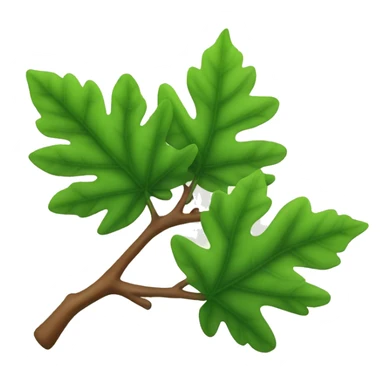 leaves on a branch sticker