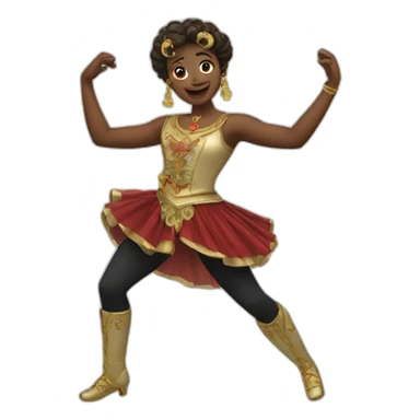 Caporal dancing sticker