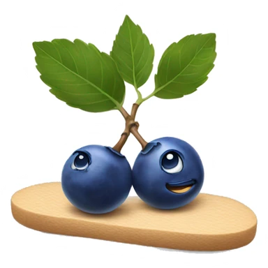 blueberry quebec sticker