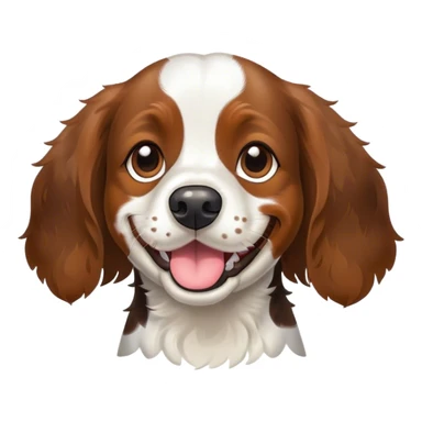 Springer spaniel beagle mix dog happy sticker