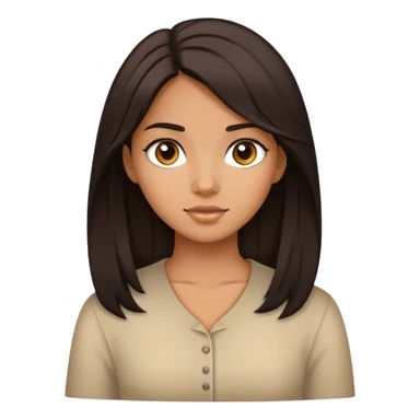 Muchacha de pelo Tula sticker