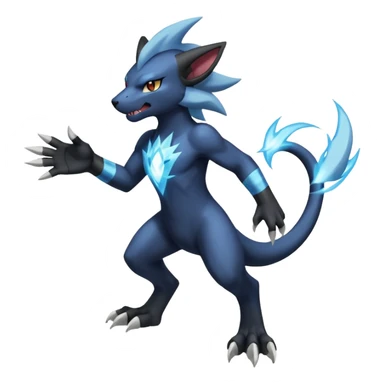 Luxray-Electrike-Manectric-Absol-fusion, full body sticker
