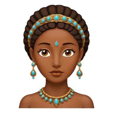 Ancient Women with Earrings sticker