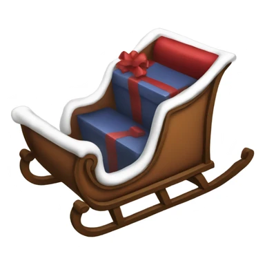 Sleigh sticker