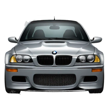 BMW M3 front view sticker