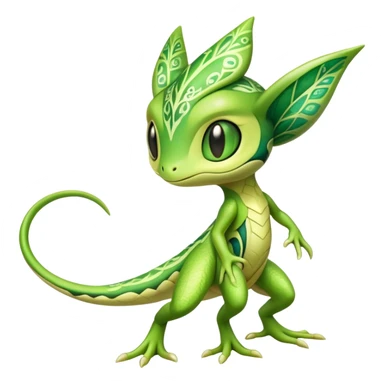 Exotic Treecko-Celebi-hybrid full body sticker