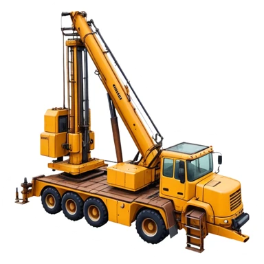 drill rig schramm t685 sticker
