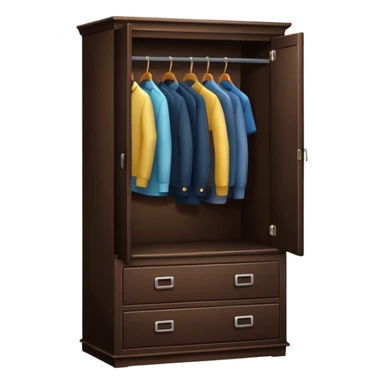 wardrobe modern closed sticker