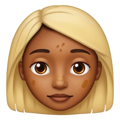 skin with hyperpigmentation sticker