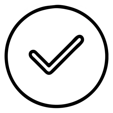 green verified check sticker