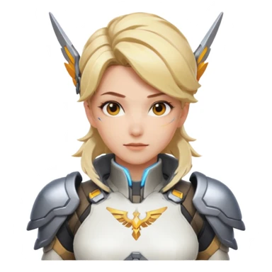 Mercy from overwatch 2 sticker