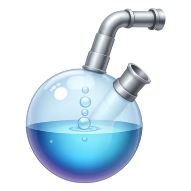 Bubble pipe made of quartz sticker