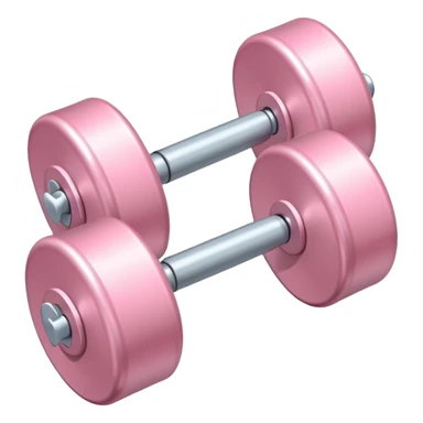 Cute light pink weights sticker