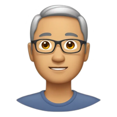 Asian father sticker