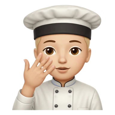 A hand making the chef’s kiss gesture: fingers pinched together, thumb and fingertips touching, as if saying ‘perfection’ or ‘delicious sticker