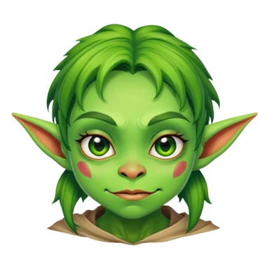 girl goblin sticker