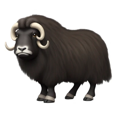 Musk ox sticker