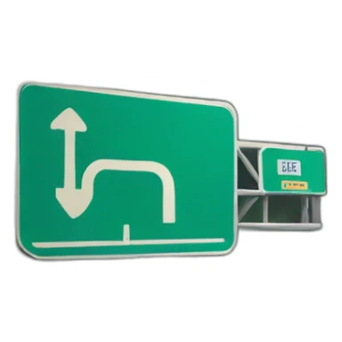 street sign with name on the sign like south east sticker