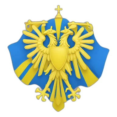 Ukraine emblem sticker