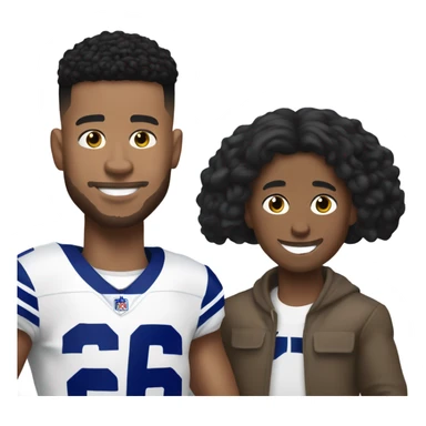 Me and saquon Barkley  sticker