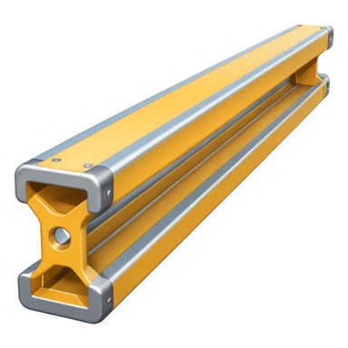 industrial metal beam clean sticker