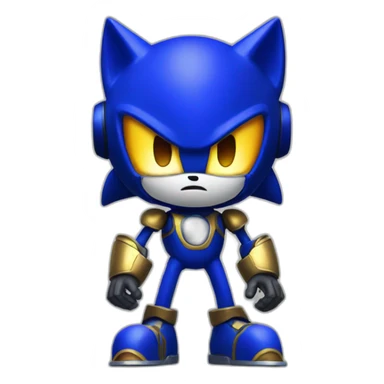 Metal sonic sticker
