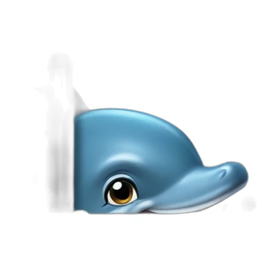 dolphin being put in jail sticker