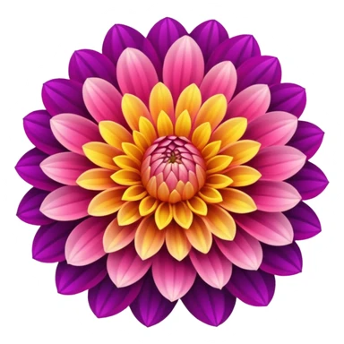 dahlia  sticker