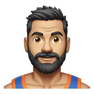 Dhone with virat kohli body sticker