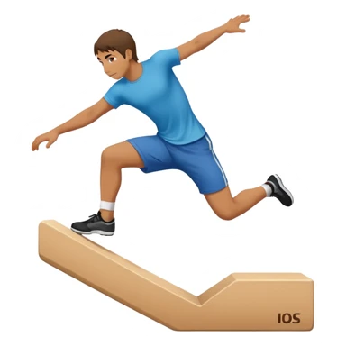 A parkour sticker