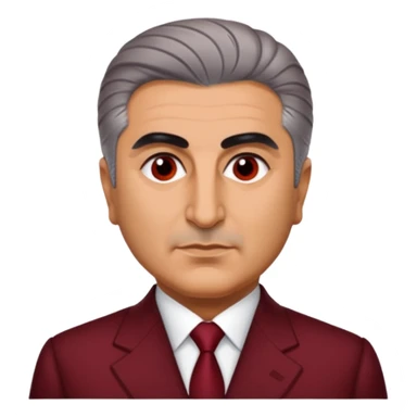 Turn Reza Pahlavi into a bear's ketchup sauce. sticker