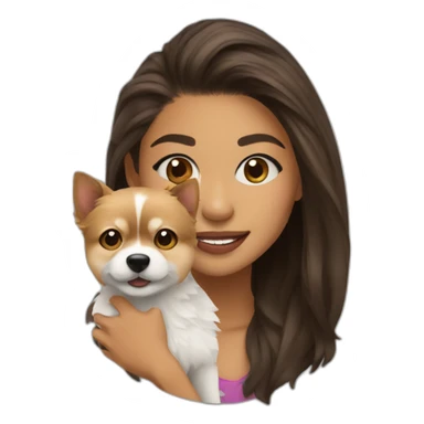 ZENDAYA WITH POMCHI sticker