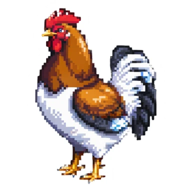 farm chicken sticker