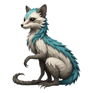 Modern Realistic Rare Fantasy Vernid-Trico-species by LiLaiRa full body sticker