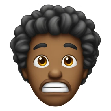 Emoji playing dumb sticker