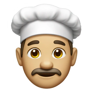 Oso cheff whie sticker