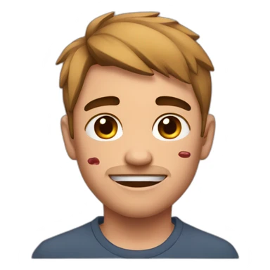 cuts and bruises sticker