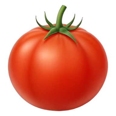 ripe juicy red tomato sticker
