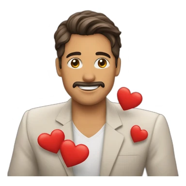 Buenos días con corazón sticker