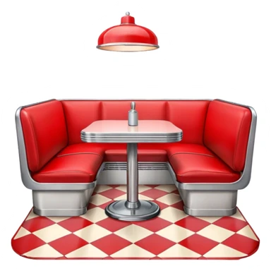 Vintage American diner  sticker