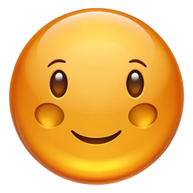 amber color ball sticker