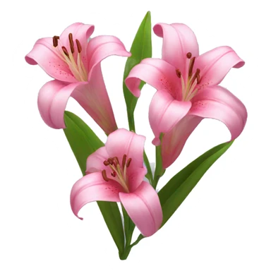 Pink Lillies sticker